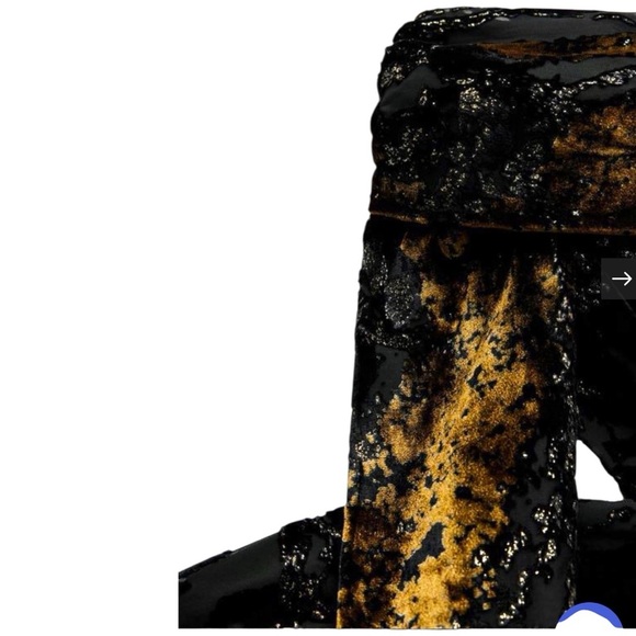 ✨ ZARA Velvet Neck Scarf Top | Size L | New - Picture 8 of 10